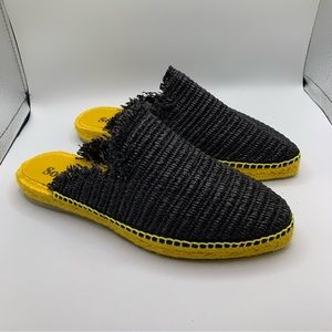 Uluwatu Artisnal Espadrille Mules black Rafa